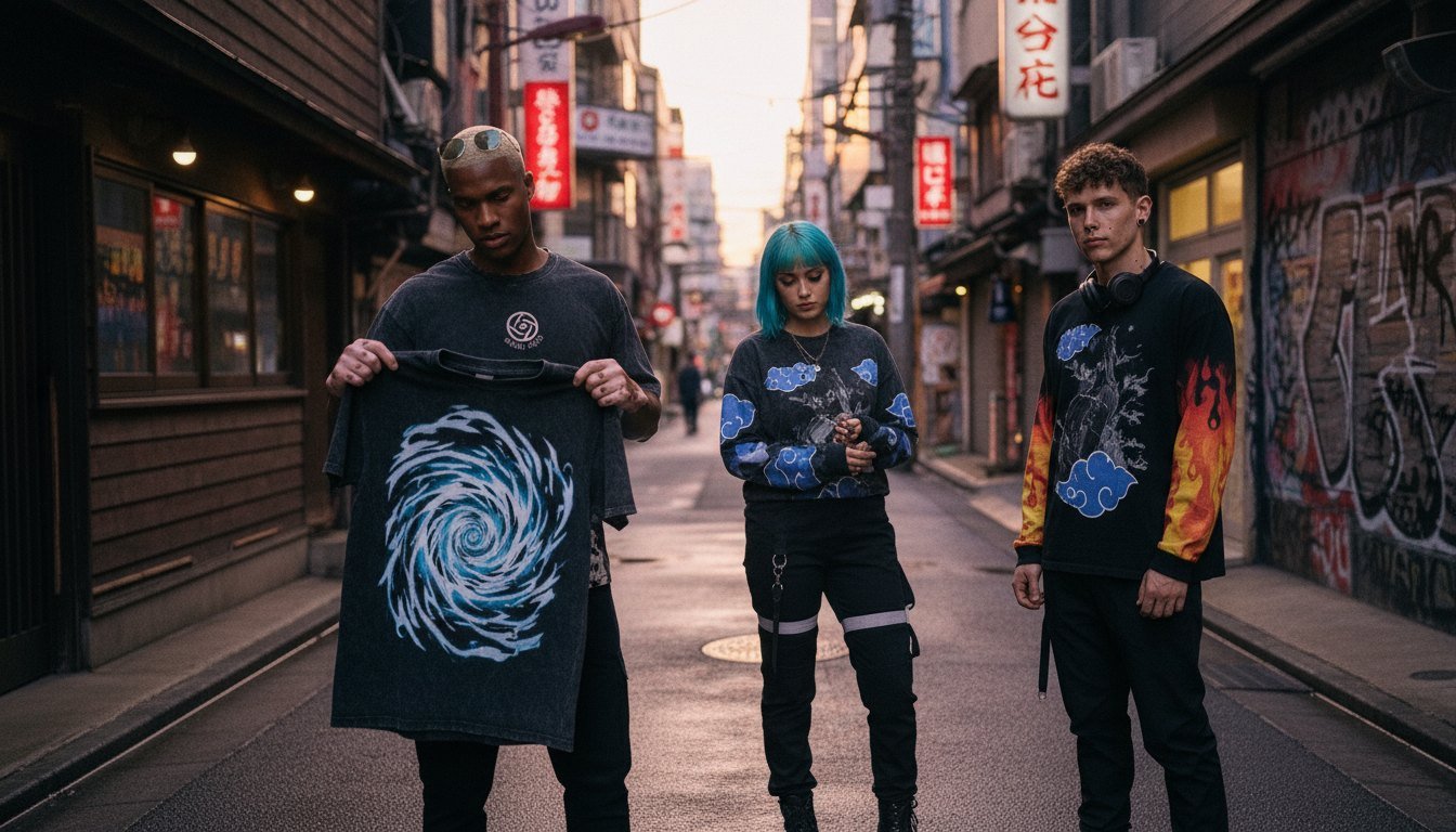 Konoha's Finest: Your Naruto Shippuden Tee Awaits - Tempus