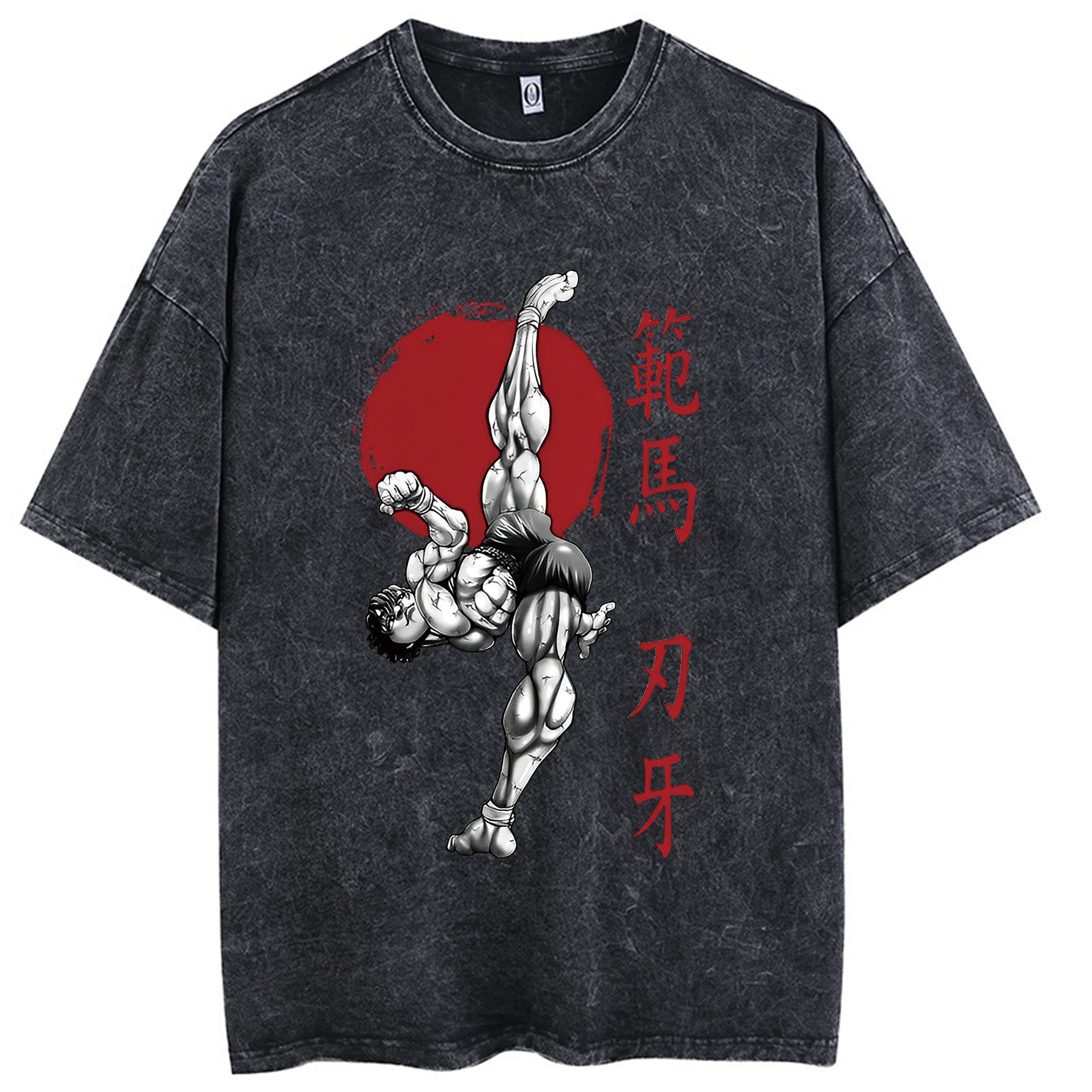 Hanma Baki The Grappler Gym Anime T-shirt for Men - 1773611944935231510 — Tempus Arc