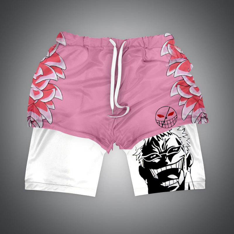 One Piece 3D Digital Print Adult Beach Shorts - 1773646988609392664 — Tempus Arc