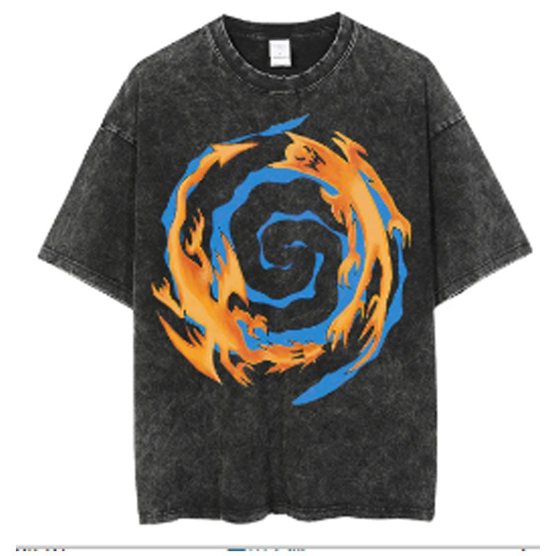 Vintage Oversized Jujutsu Kaisen Graphic Tee - 1773712550840598645 — Tempus Arc