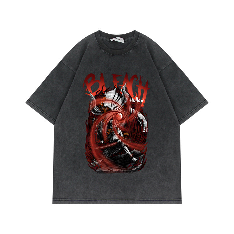 280g Vintage Anime Oversized Cotton T-Shirt - 1773892301911855173 — Tempus Arc