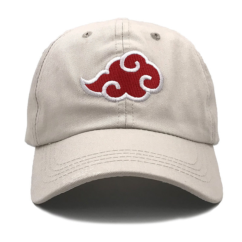 Anime Naruto Akatsuki Cloud Embroidered Baseball Cap