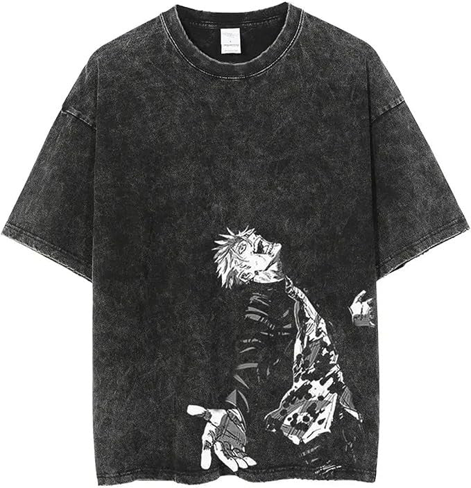 Vintage Washable T-Shirt - Streetwear Anime Graphic - 1773942992474919075 — Tempus Arc