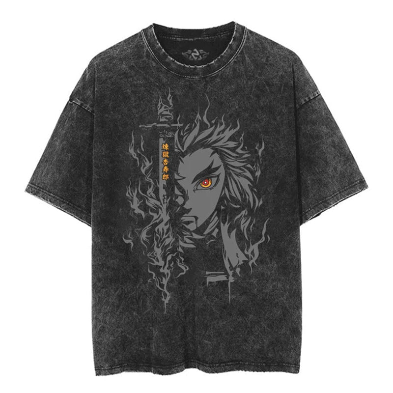 Vintage Oversized Jujutsu Kaisen Graphic Tee - 1773712550840598609 — Tempus Arc