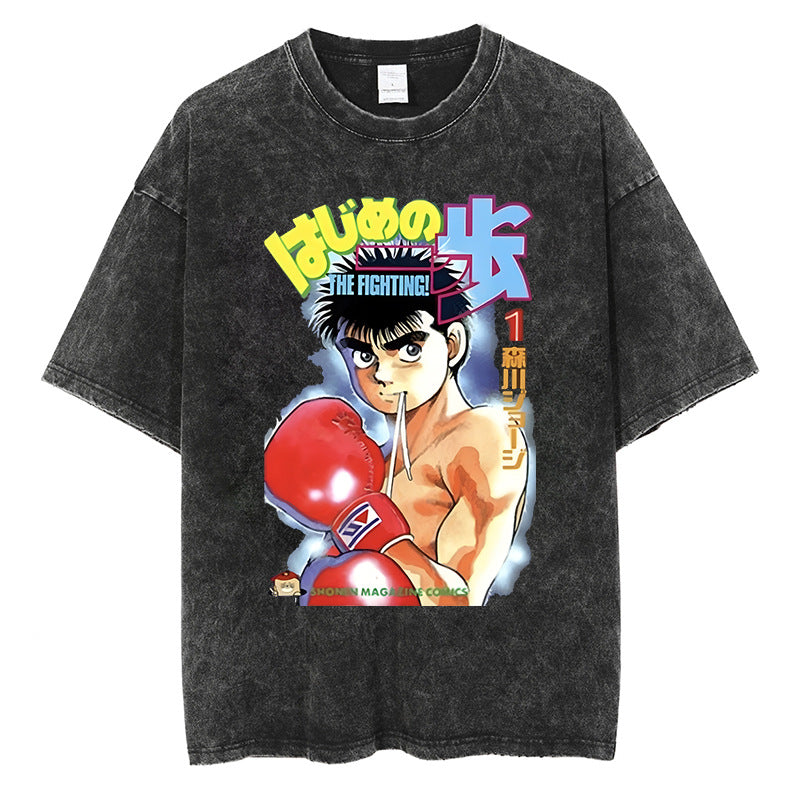 Hanma Baki The Grappler Gym Anime T-shirt for Men - 1773611944935231519 — Tempus Arc