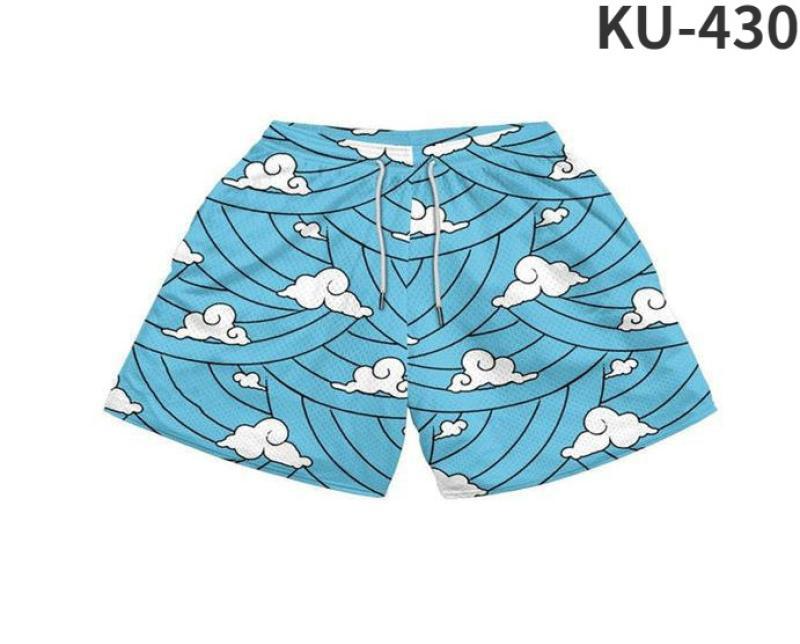 Anime Print Men's Beach Shorts - E5T0RDLMN — Tempus Arc