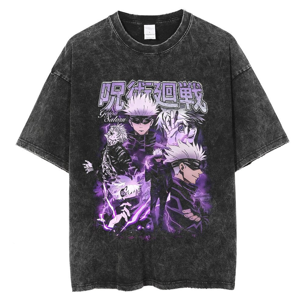 Vintage Washable T-Shirt - Streetwear Anime Graphic - 1773942992474918967 — Tempus Arc