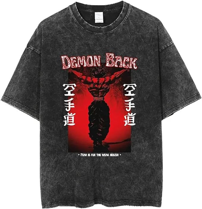 Vintage Washable T-Shirt - Streetwear Anime Graphic - 1773942992474919121 — Tempus Arc