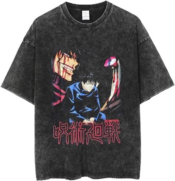 Vintage Washable T-Shirt - Streetwear Anime Graphic - 1773942992474919039 — Tempus Arc