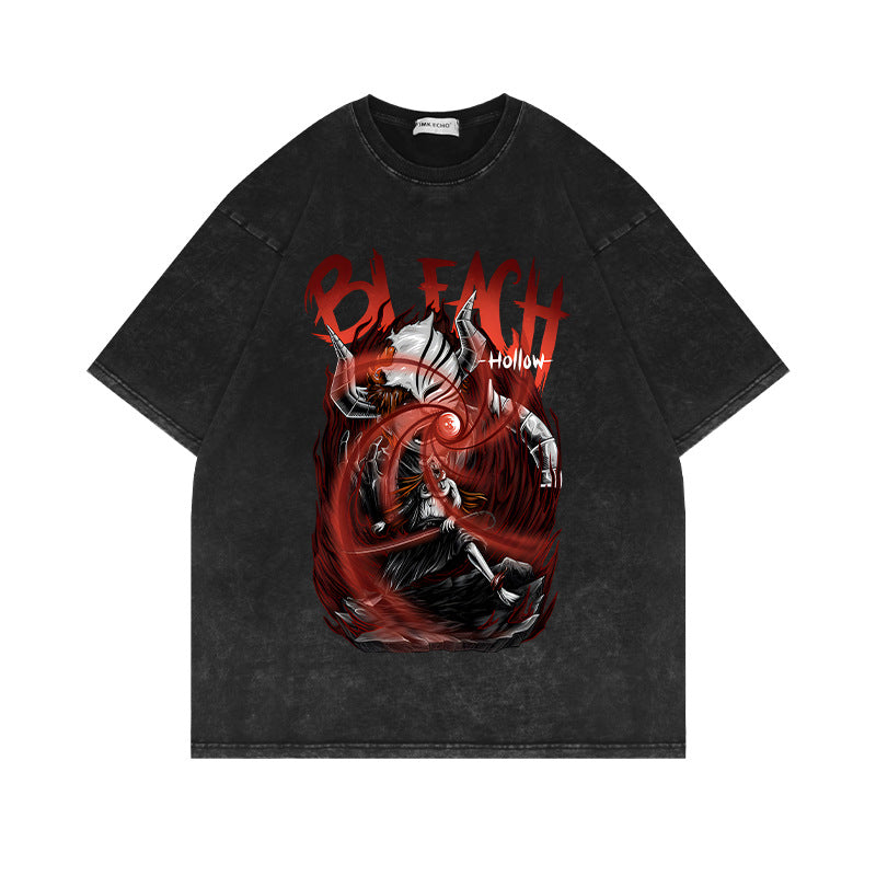 280g Vintage Anime Oversized Cotton T-Shirt - 1773892301911855115 — Tempus Arc