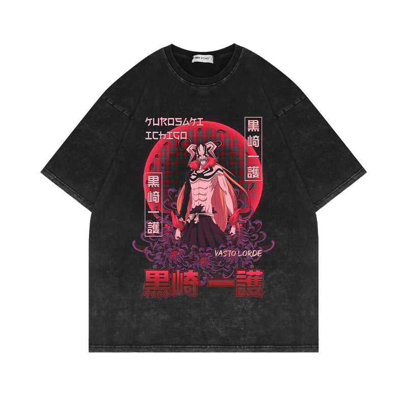 280g Vintage Anime Oversized Cotton T-Shirt - 1773892301911855154 — Tempus Arc