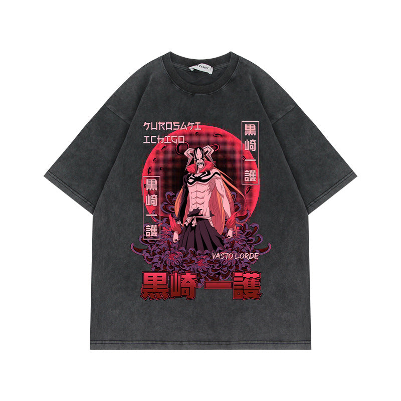 280g Vintage Anime Oversized Cotton T-Shirt - 1773892301911855209 — Tempus Arc