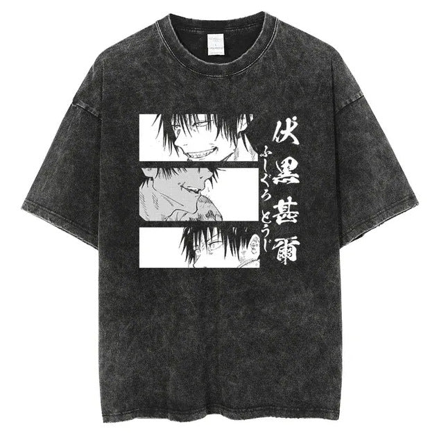 Vintage Washable T-Shirt - Streetwear Anime Graphic - 1773942992474919200 — Tempus Arc