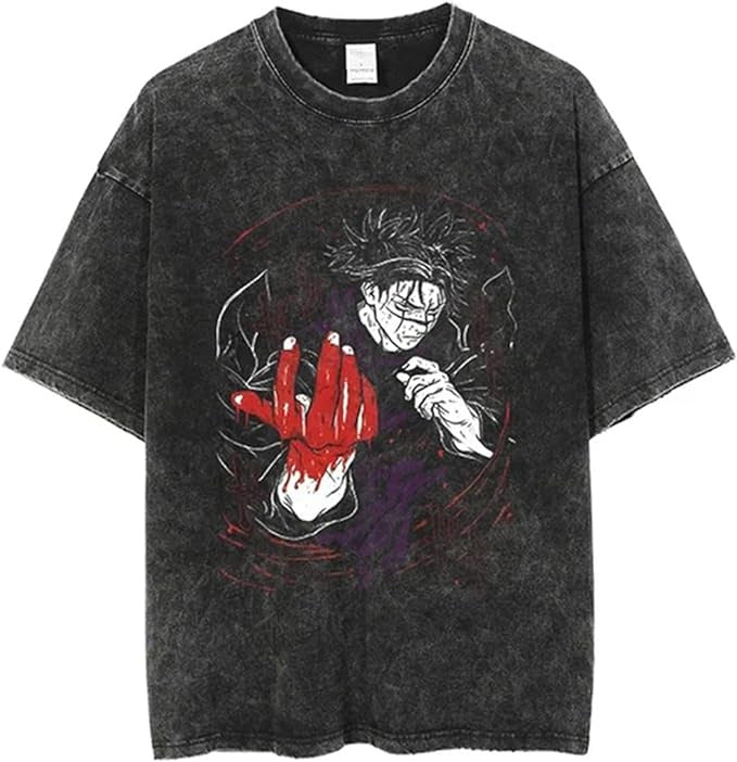 Vintage Washable T-Shirt - Streetwear Anime Graphic - 1773942992474918993 — Tempus Arc