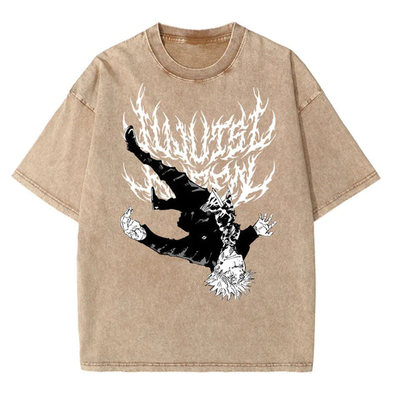 Vintage Oversized Jujutsu Kaisen Graphic Tee - 1773712550840598547 — Tempus Arc