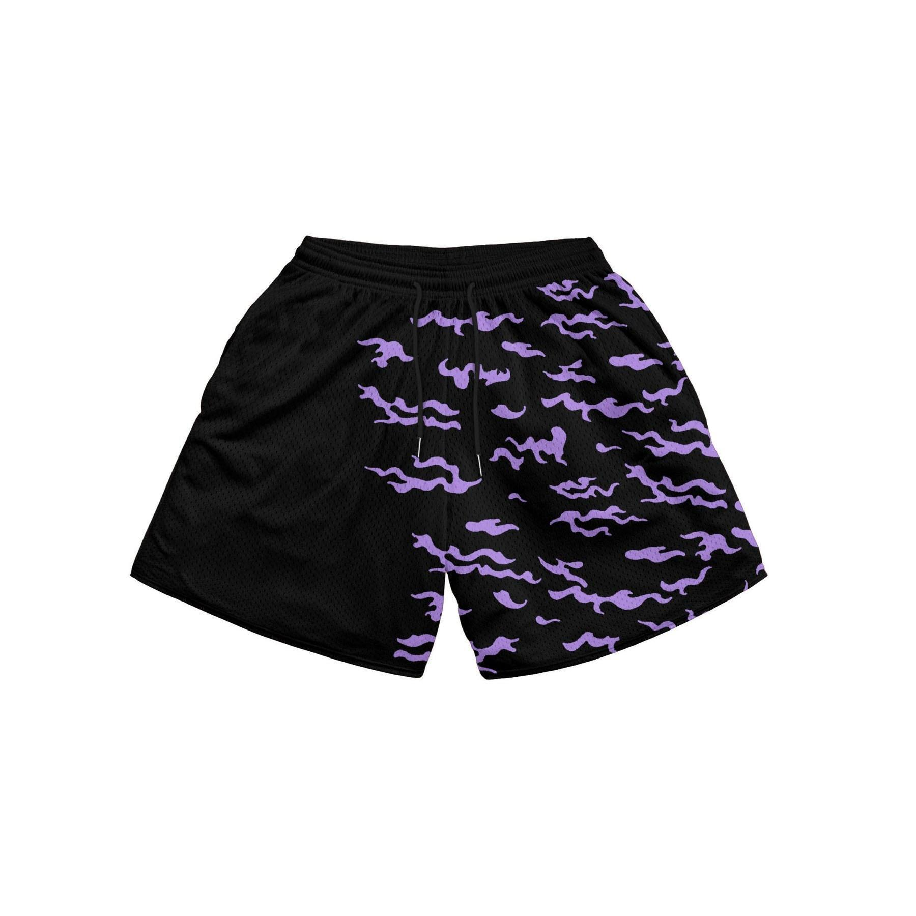 Anime Print Men's Beach Shorts - TOY0LWI7Q — Tempus Arc
