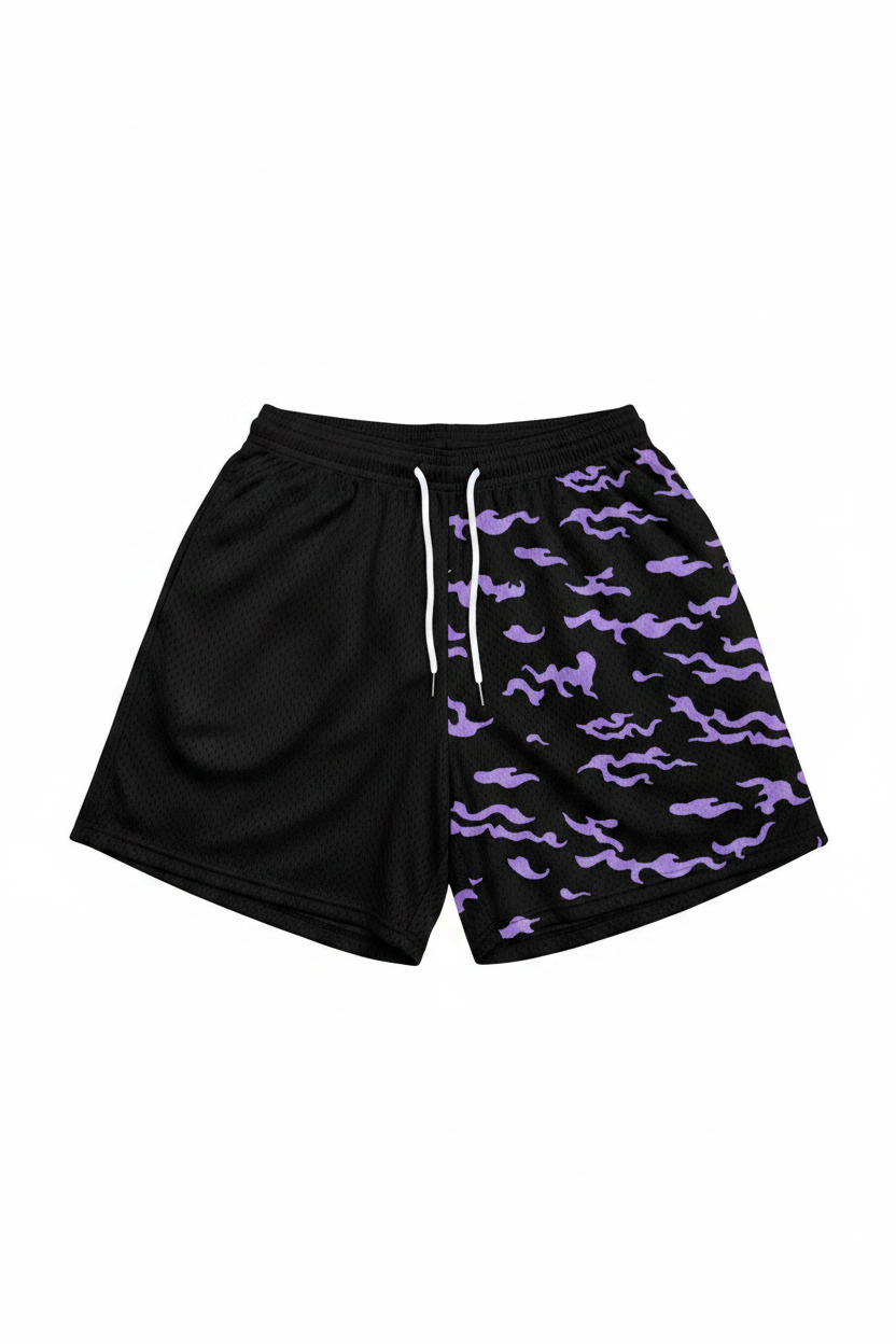 Anime Print Men's Beach Shorts - TOY0LWI7Q — Tempus Arc