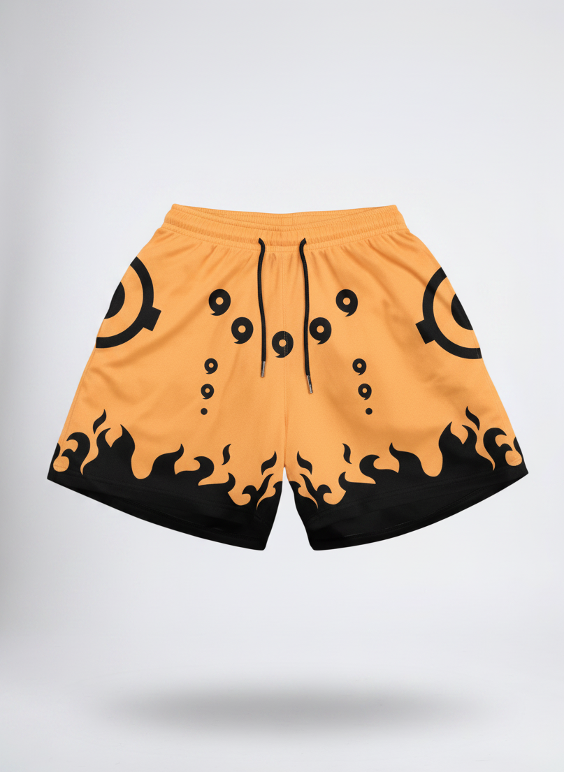 Anime Print Men's Beach Shorts - ITJN1G7J7