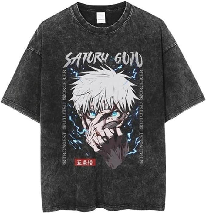 Vintage Washable T-Shirt - Streetwear Anime Graphic - 1773942992474918977 — Tempus Arc