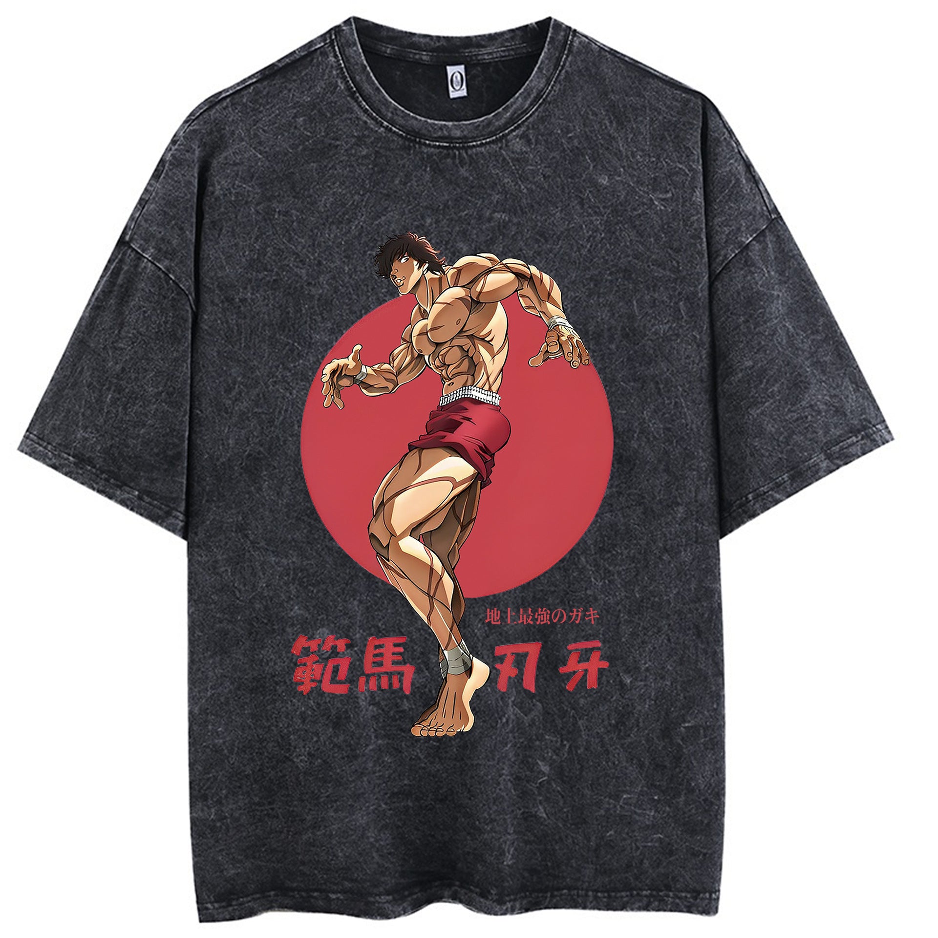 Hanma Baki The Grappler Gym Anime T-shirt for Men - 1773611944935231506 — Tempus Arc