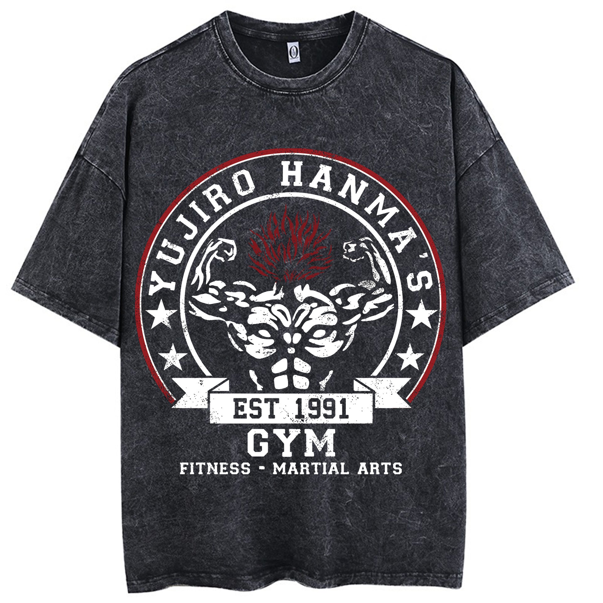 Hanma Baki The Grappler Gym Anime T-shirt for Men - 1773611944935231538 — Tempus Arc