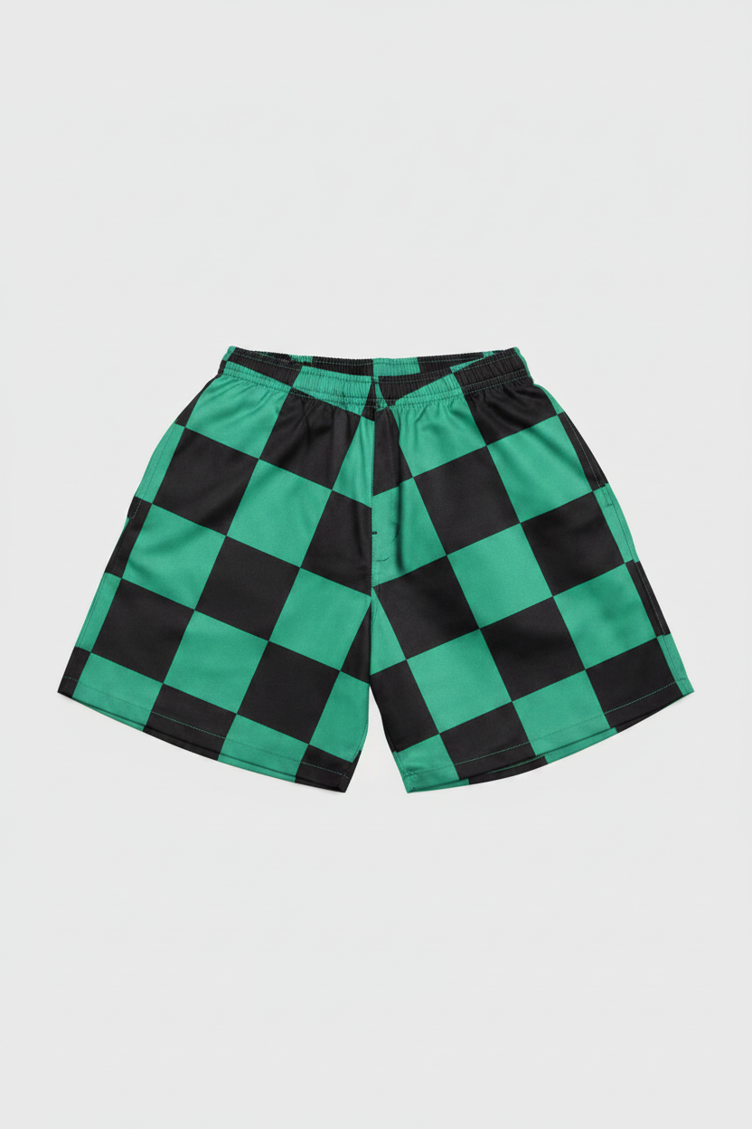 Anime Print Men's Beach Shorts - BZ9E1PPQ0 — Tempus Arc