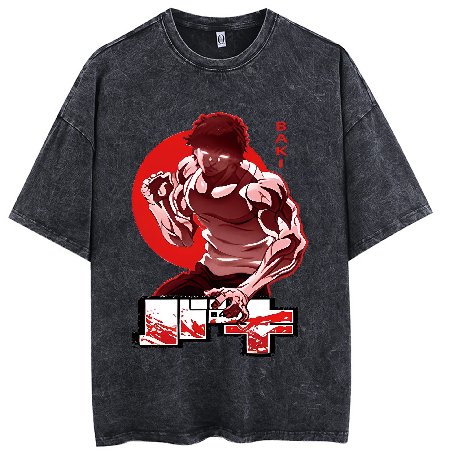 Hanma Baki The Grappler Gym Anime T-shirt for Men - 1773611944935231547 — Tempus Arc