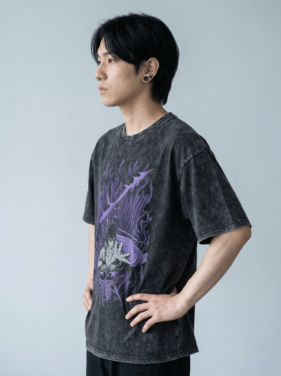 Black Flame Blade Tee - Tempus
