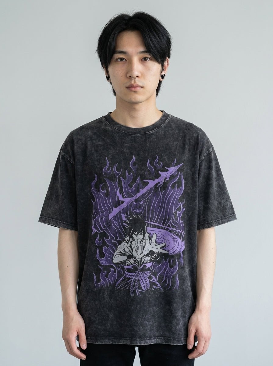 Black Flame Blade Tee - Tempus