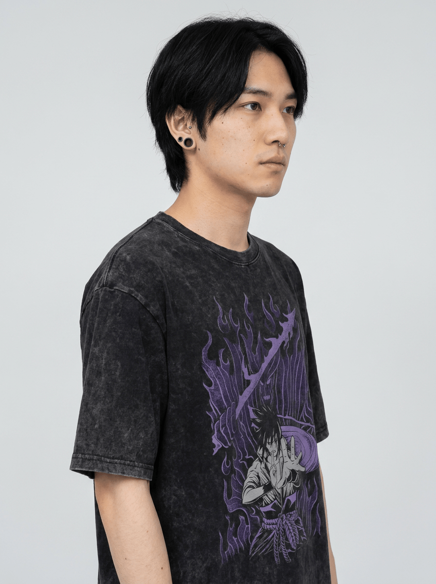 Black Flame Blade Tee - Tempus
