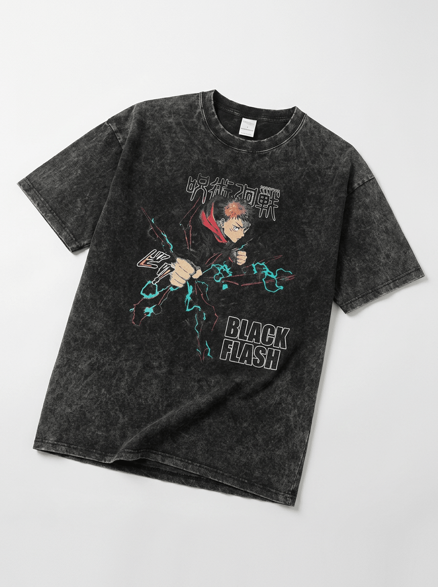 Black Flash Tee - Tempus