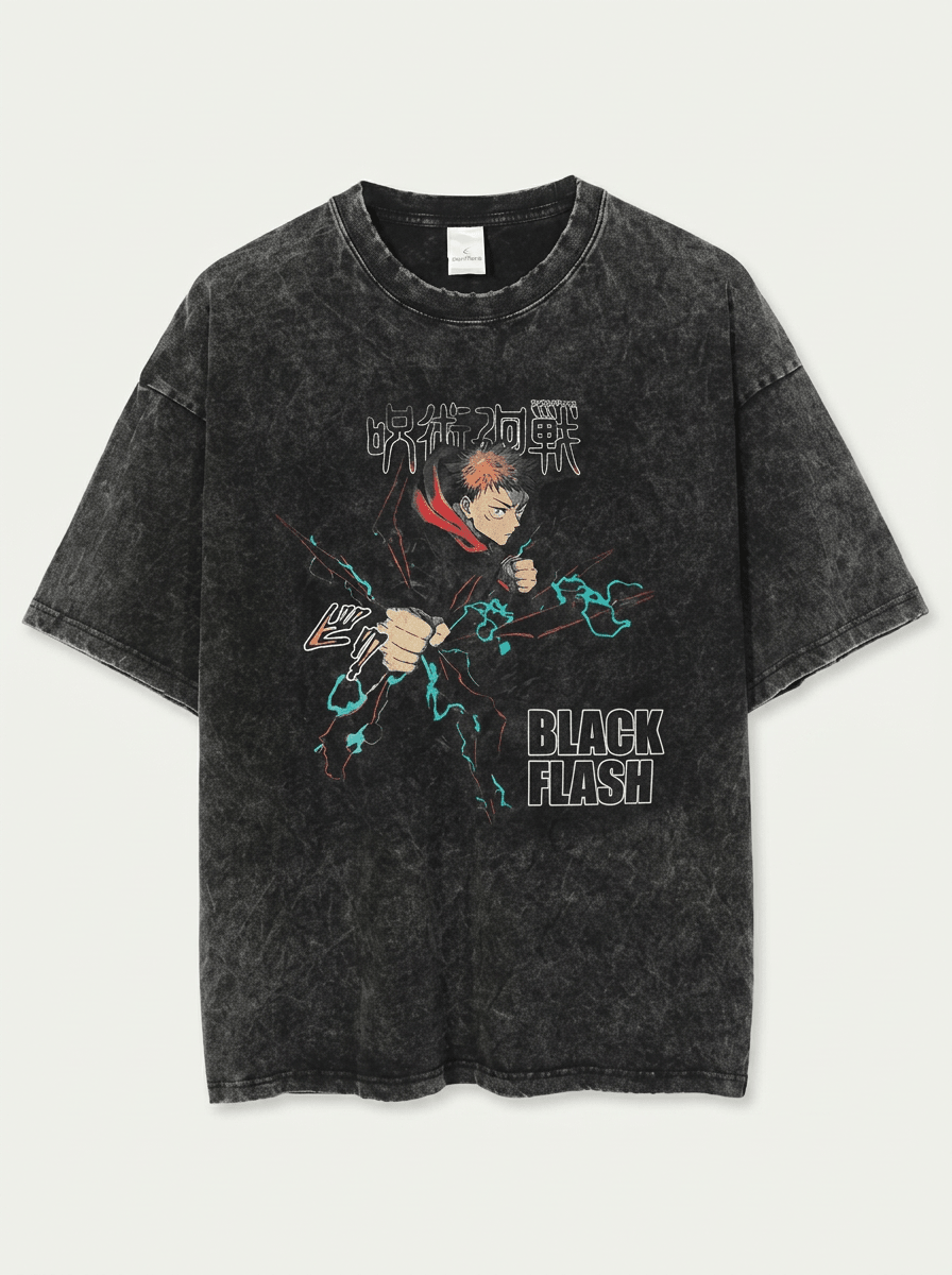 Black Flash Tee - Tempus