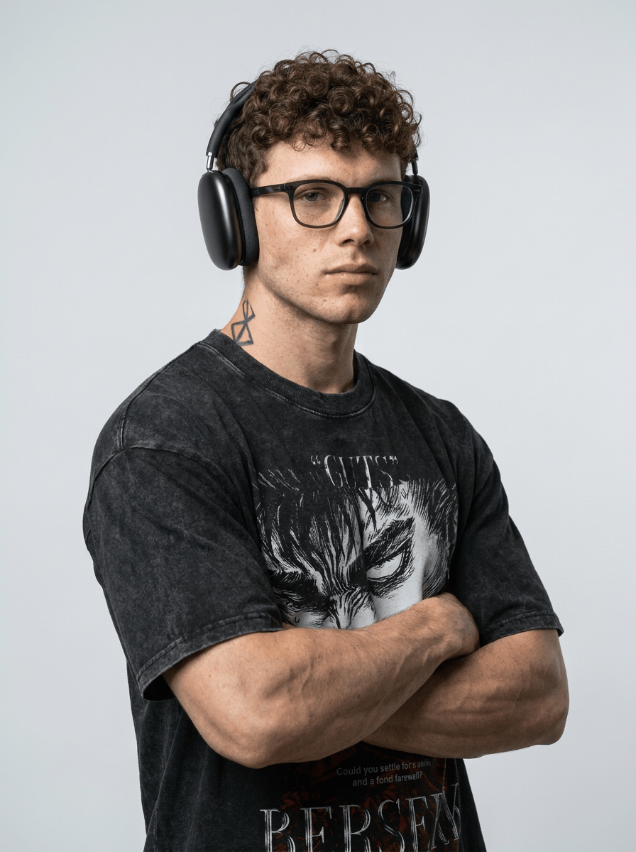 Black Swordsman Rage Tee - Tempus