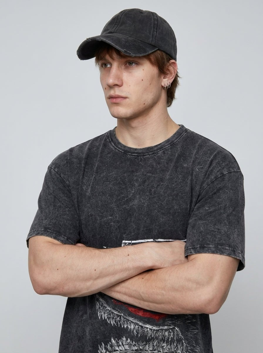 Black Swordsman Wolf Tee - Tempus