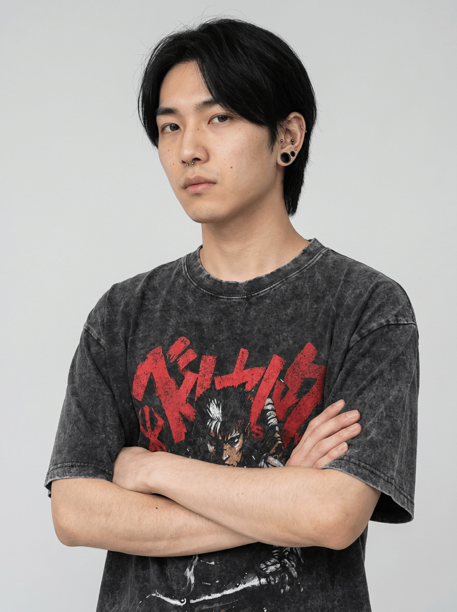 Branded Knight Washed Tee - Tempus