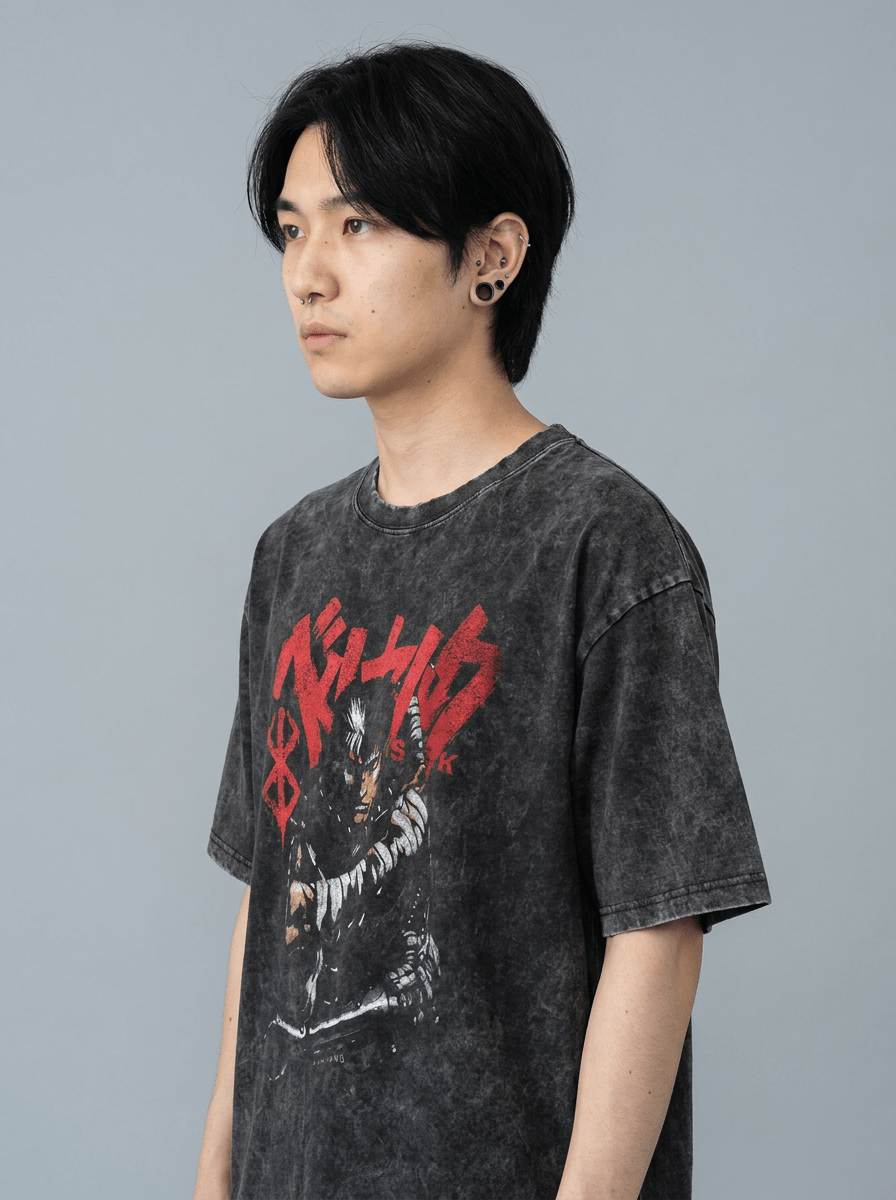 Branded Knight Washed Tee - Tempus