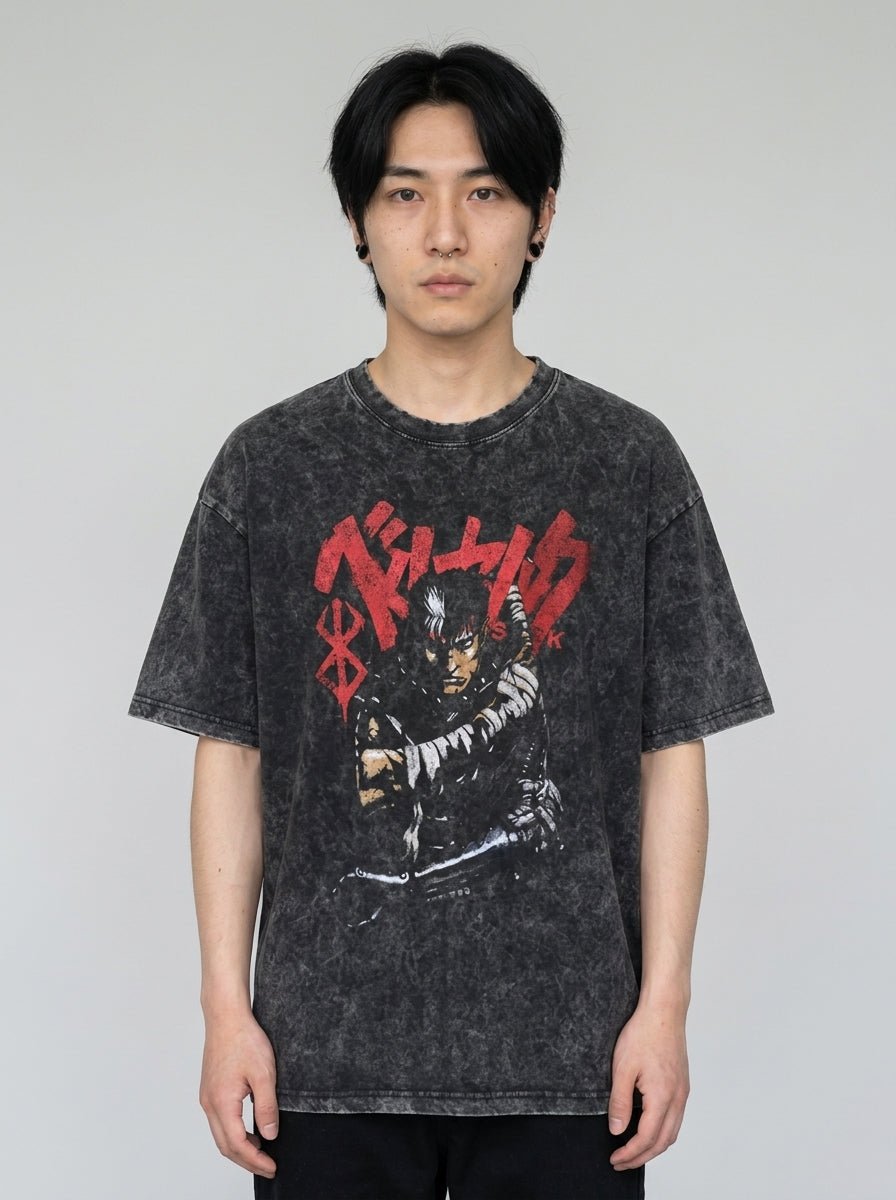 Branded Knight Washed Tee - Tempus