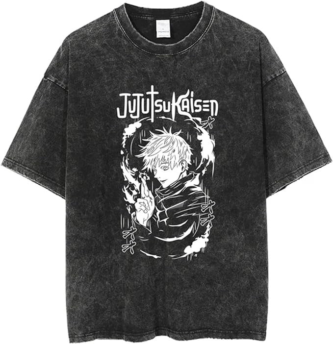 Vintage Washable T-Shirt - Streetwear Anime Graphic - 1773942992474918985 — Tempus Arc