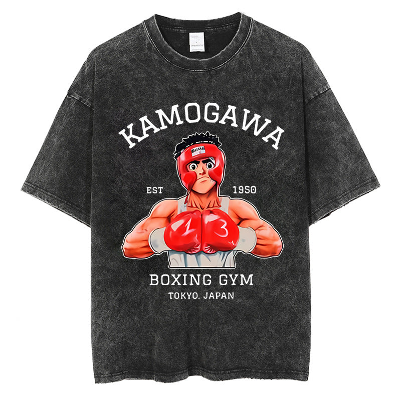 Hanma Baki The Grappler Gym Anime T-shirt for Men - 1773611944935231488 — Tempus Arc