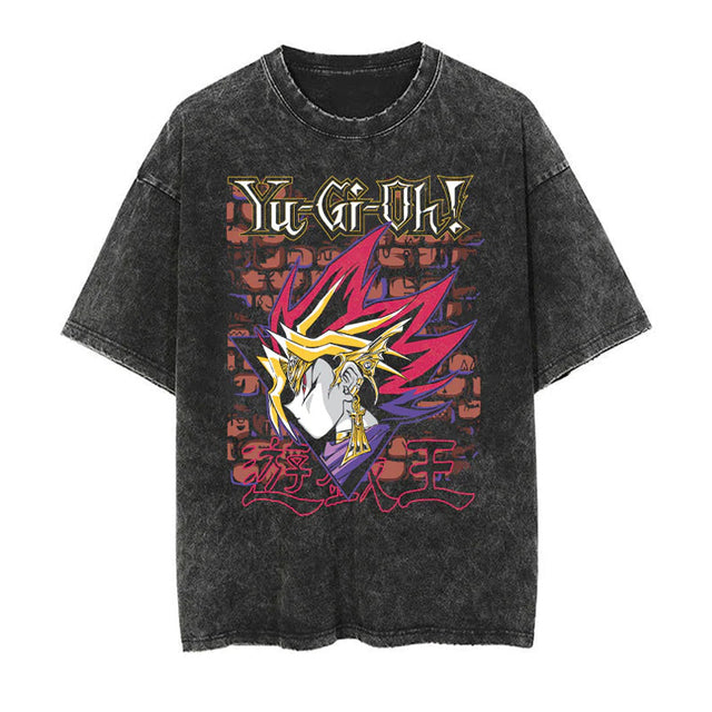 Vintage Yu Gi Oh Graphic T-Shirt for Men (Short Sleeve) - 1796482742267936786 — Tempus Arc