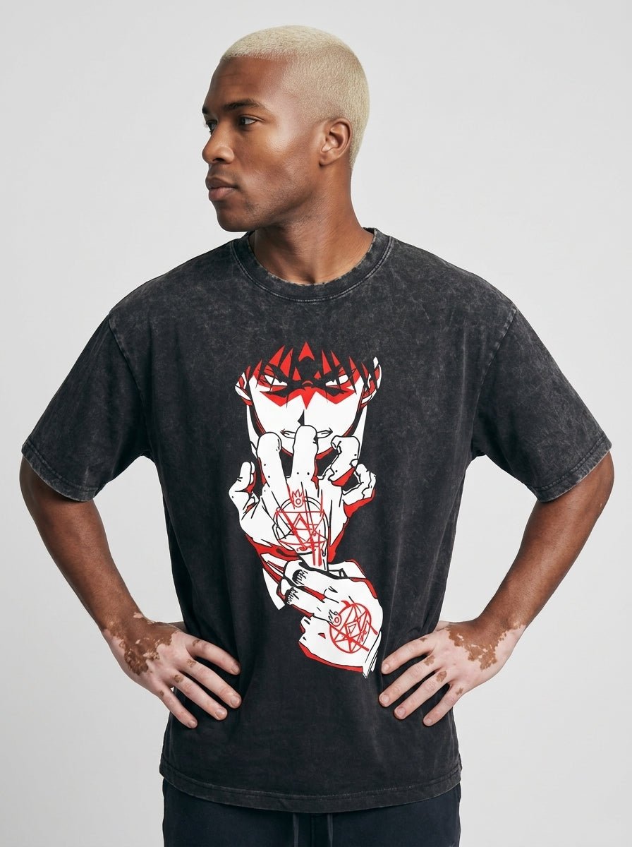 Crimson Alchemy Transmutation Tee - Tempus
