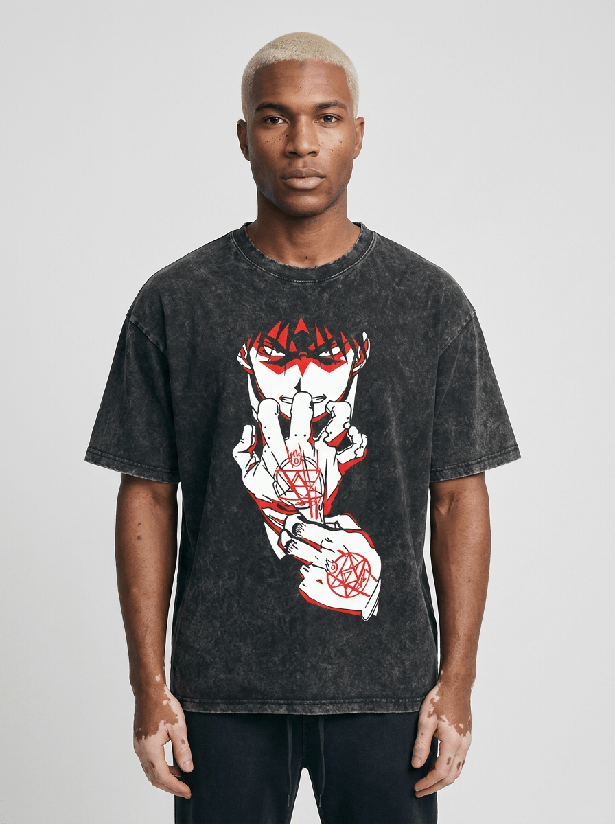 Crimson Alchemy Transmutation Tee - Tempus