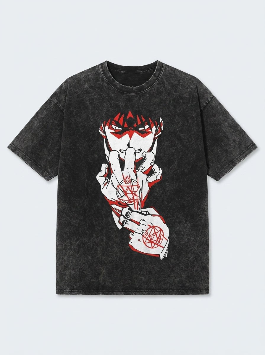 Crimson Alchemy Transmutation Tee - Tempus