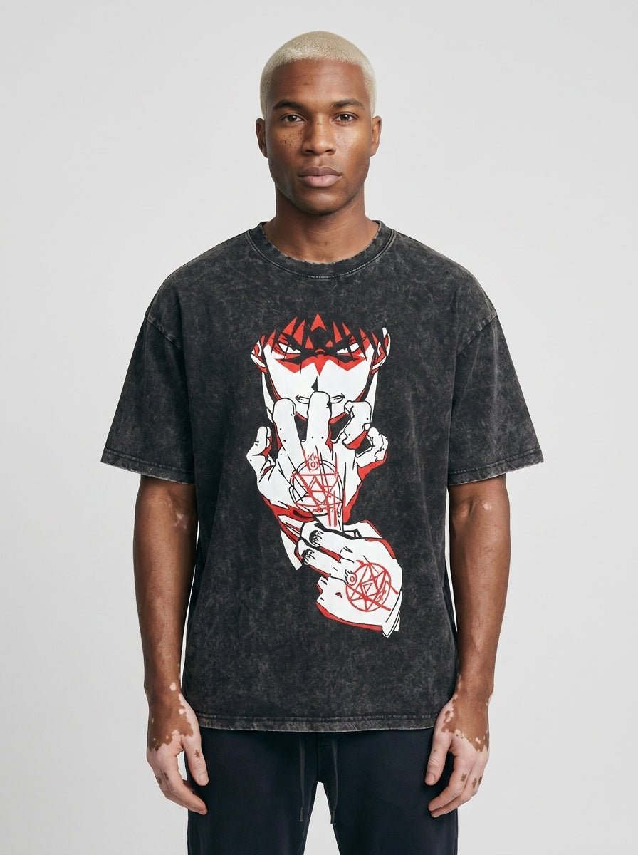 Crimson Alchemy Transmutation Tee - Tempus