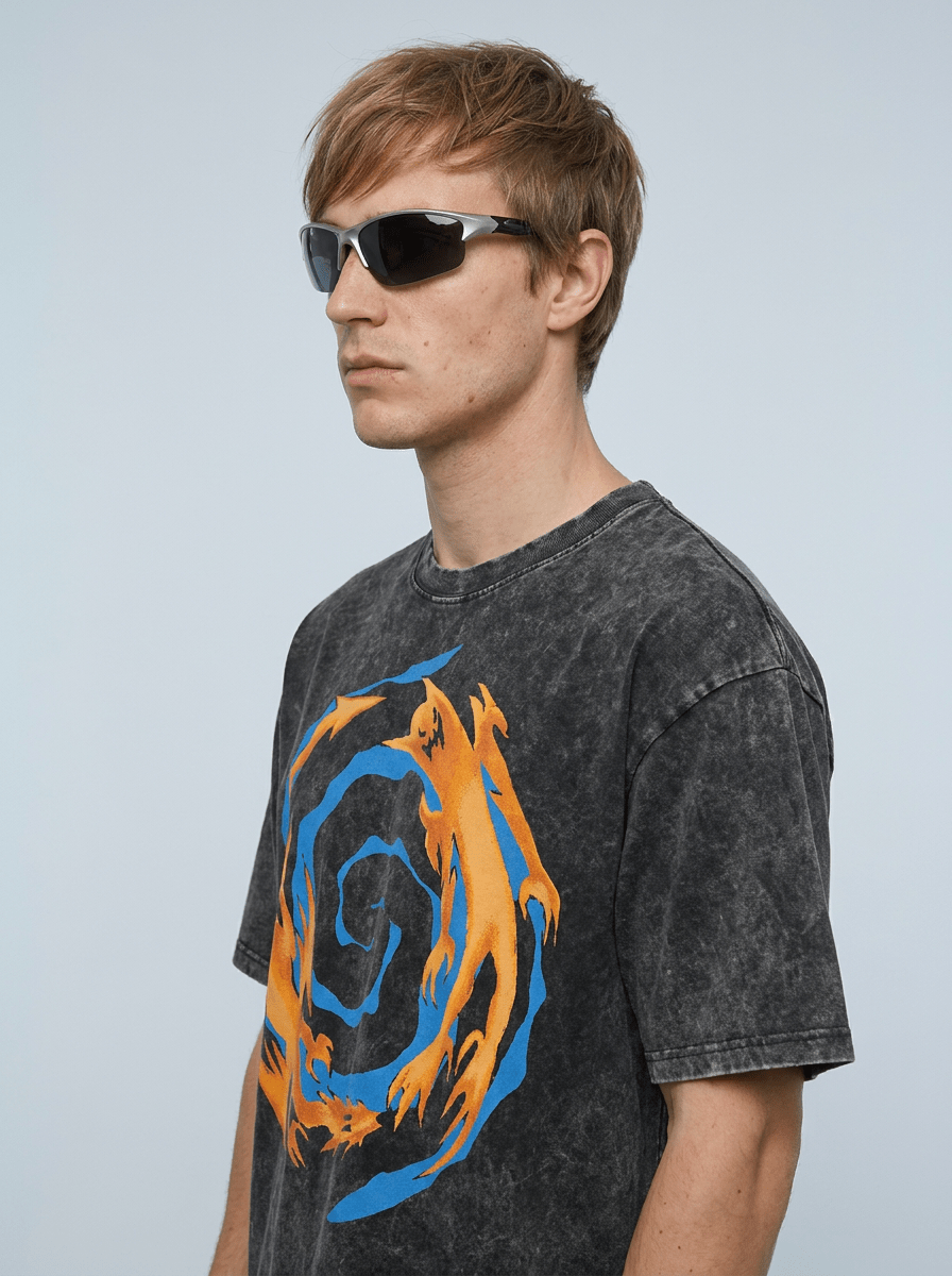 Crimson Blaze Fusion Tee - Tempus