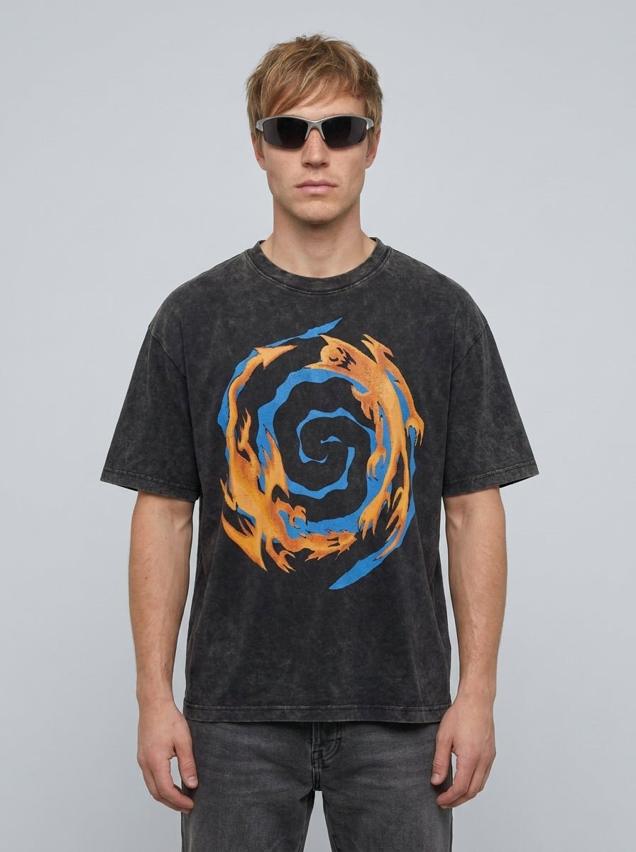 Crimson Blaze Fusion Tee - Tempus