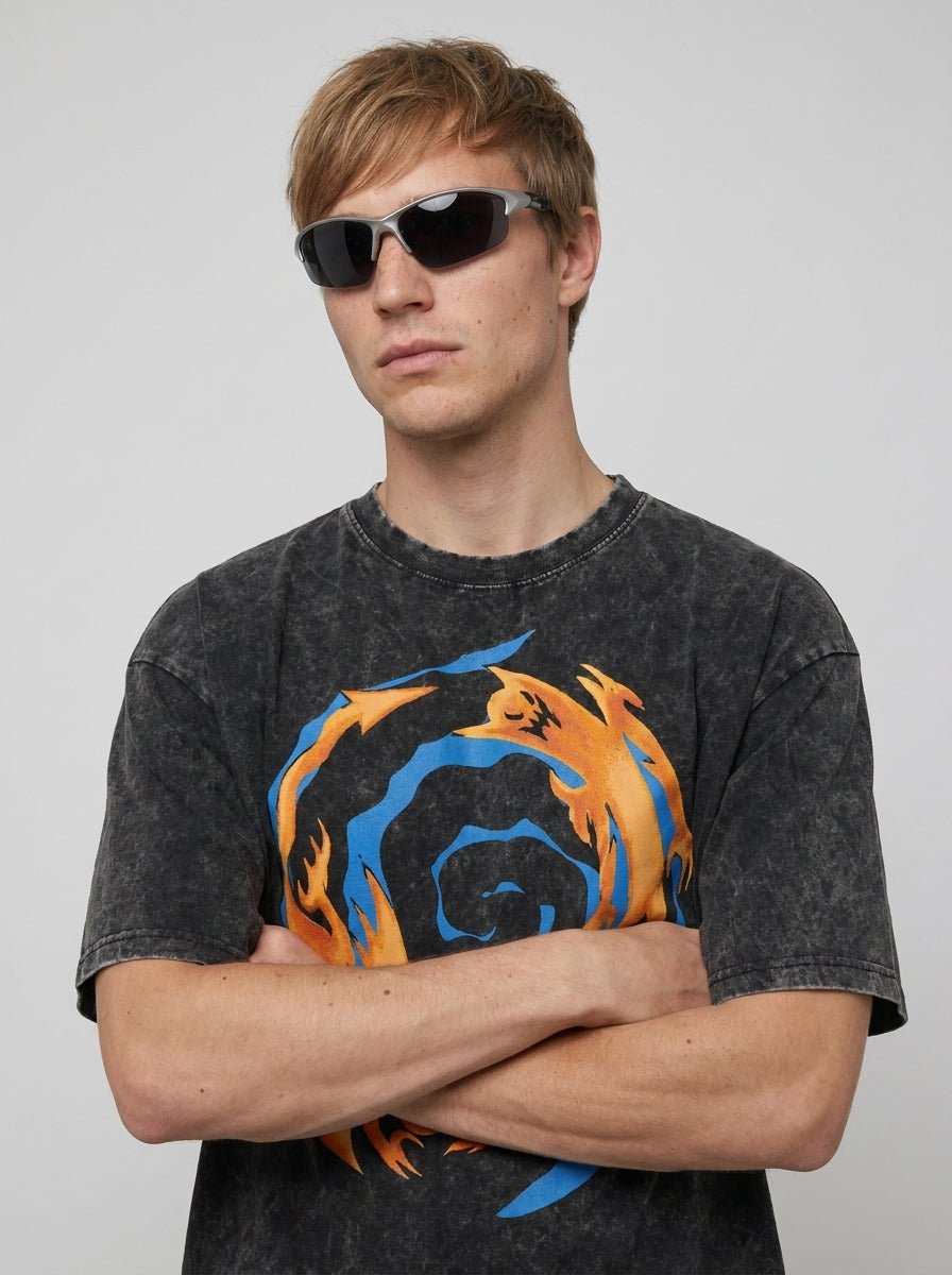 Crimson Blaze Fusion Tee - Tempus