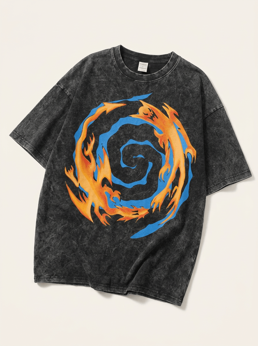 Crimson Blaze Fusion Tee - Tempus