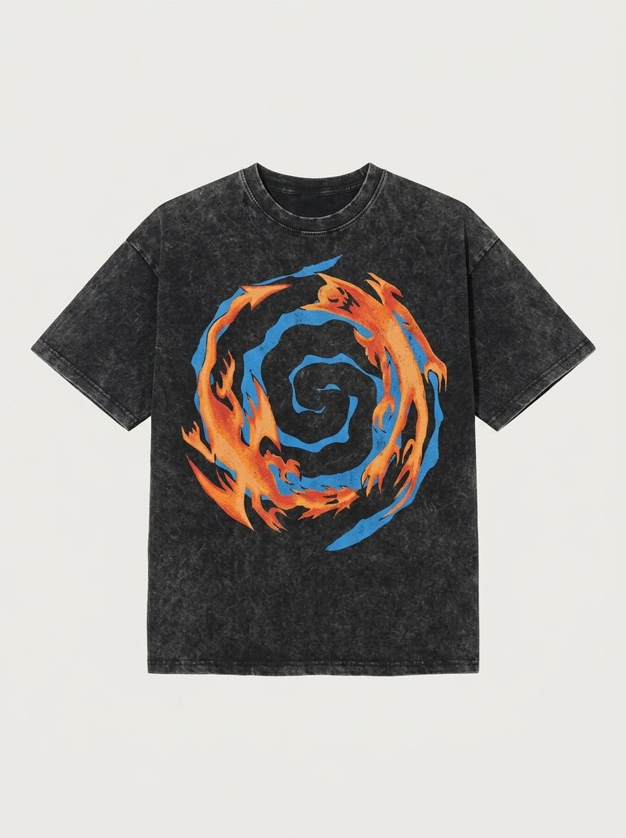 Crimson Blaze Fusion Tee - Tempus