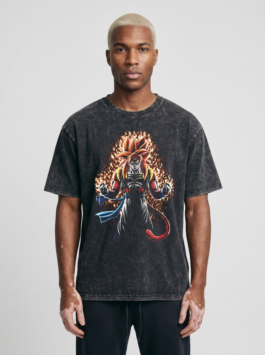 Crimson Fusion Vintage Tee - Tempus